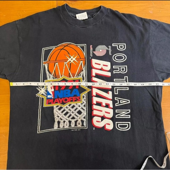 PORTLAND TRAIL BLAZERS VINTAGE TEE SHIRT - Picture 4 of 4